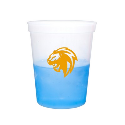 16 oz. Cheer Color Changing Stadium Cup (2 Color Imprint)